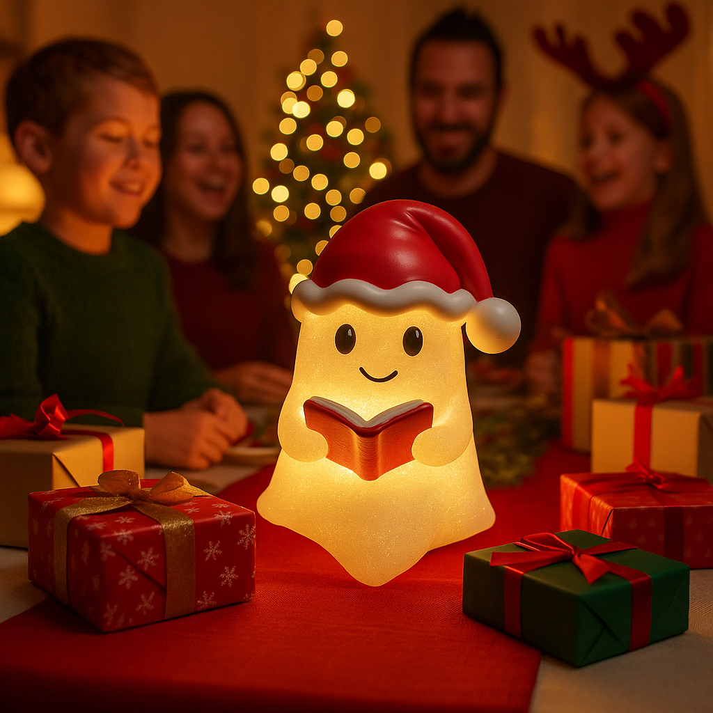 FantasmaGlow | Decorazione a luce calda dello spirito natalizio per decorazioni festive