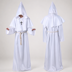 Costume classico da suora | Design a figura intera per donna | Ideale per Halloween ed eventi a tema