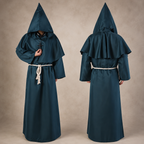 Costume classico da suora | Design a figura intera per donna | Ideale per Halloween ed eventi a tema