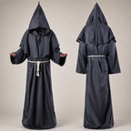 Costume classico da suora | Design a figura intera per donna | Ideale per Halloween ed eventi a tema