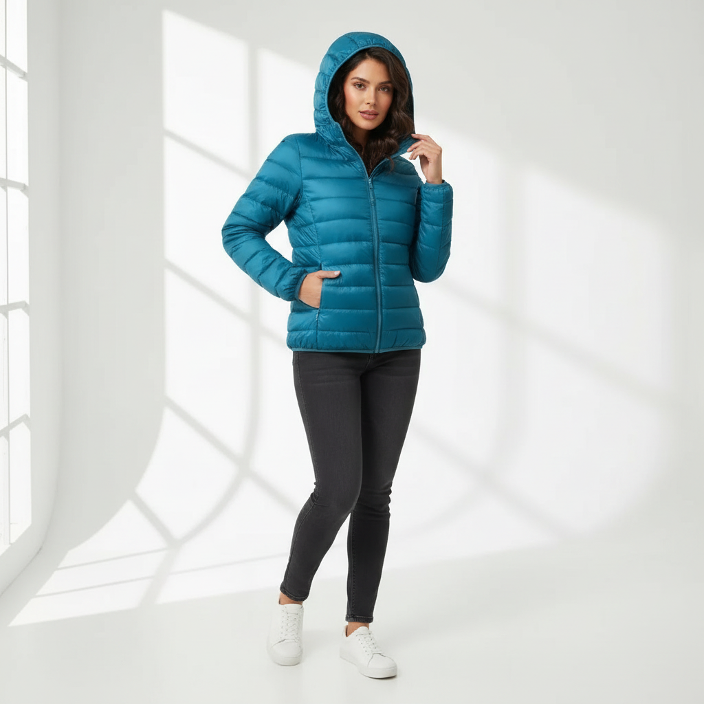 Piumino da donna Janice dalla vestibilità sportiva per il massimo comfort