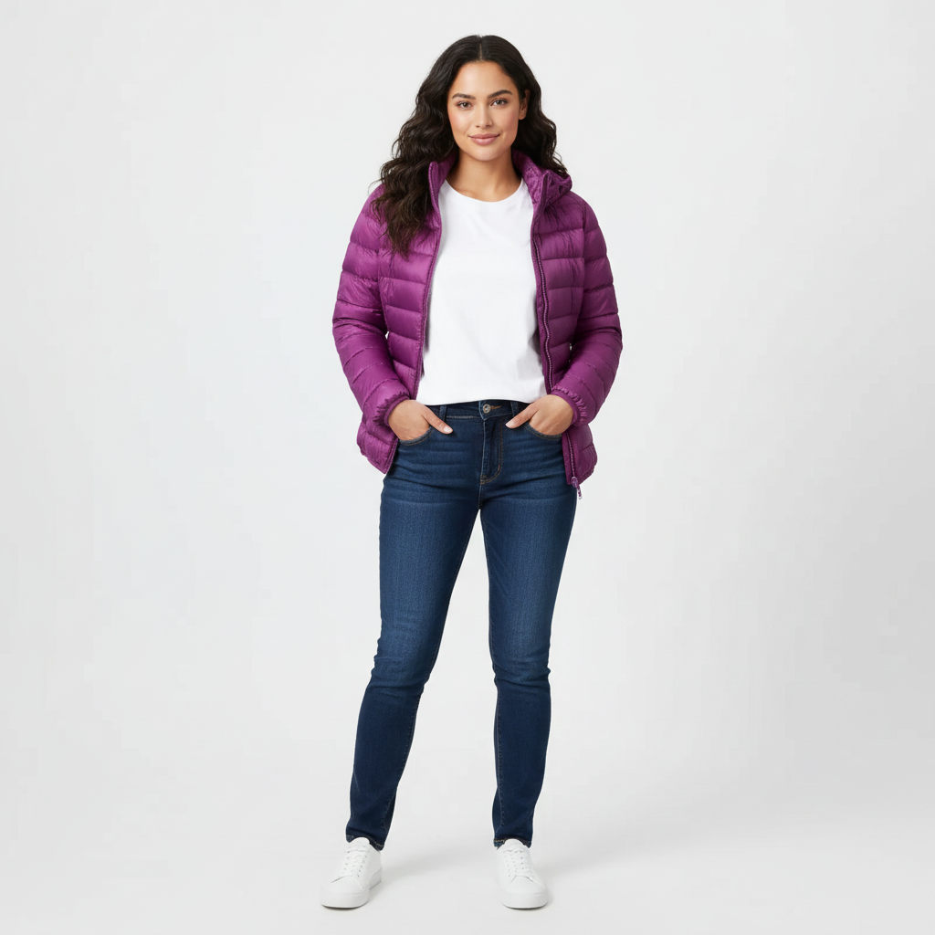 Piumino da donna Janice dalla vestibilità sportiva per il massimo comfort