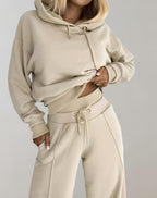 Completo Tuta da Donna Casual con Felpa – Comodo e Moderno