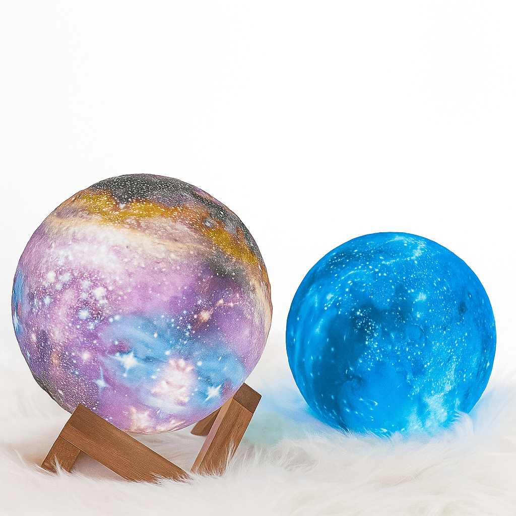Lampada lunare che cambia colore con comodo telecomando