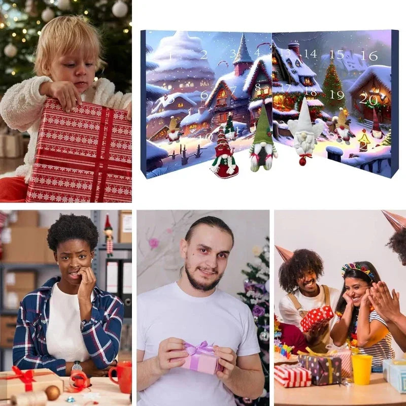 Calendario dell'Avvento degli Gnomi di Natale 2024