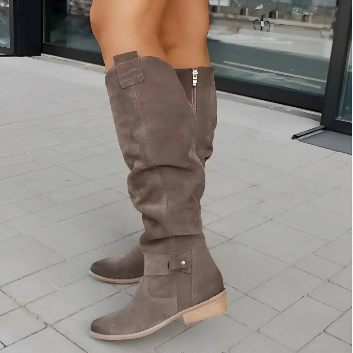 Stivali Invernali Comodi da Donna Overknee Foderati