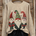 Damen Hässlicher Weihnachtspullover Pullover Felpa calda