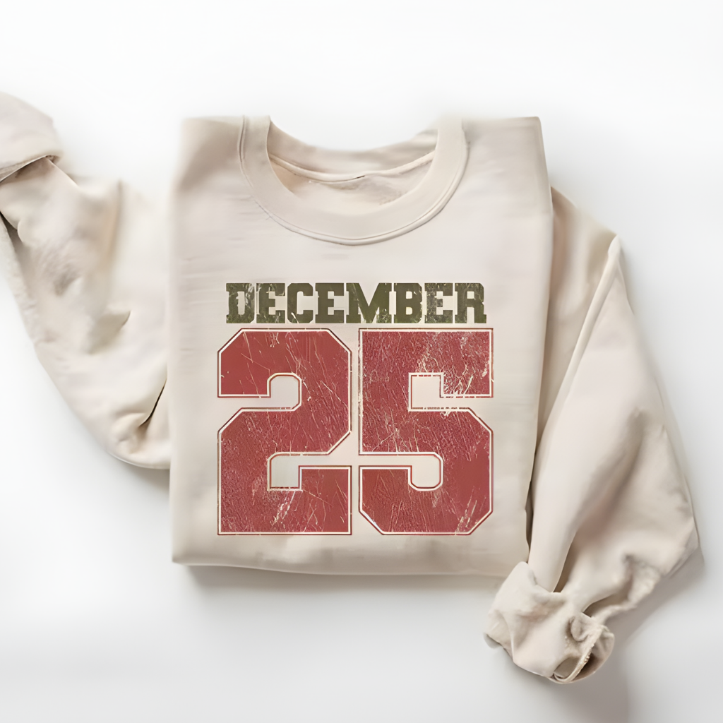 Damen Weihnacht Felpa Pullover Warm Bedrucken
