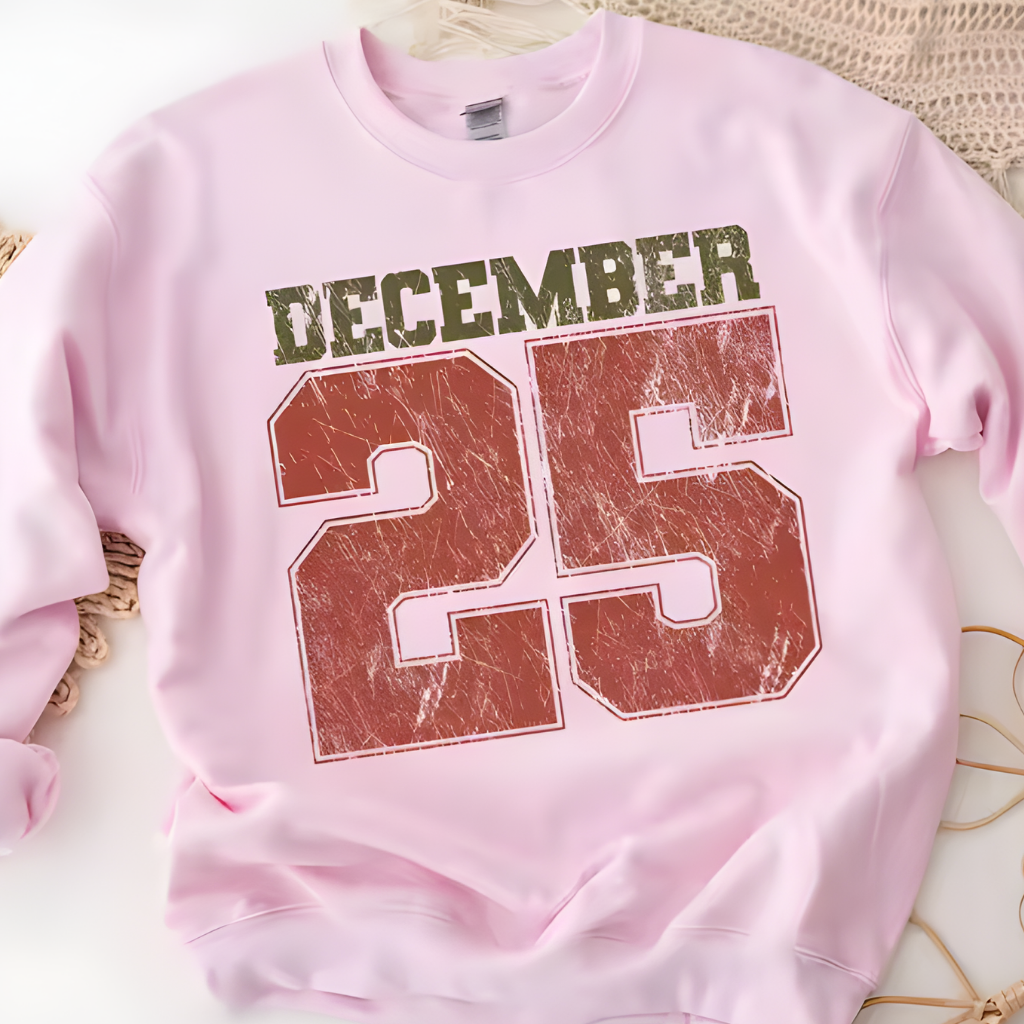 Damen Weihnacht Felpa Pullover Warm Bedrucken