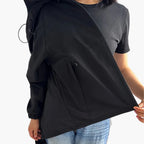 Giacca da donna con cappuccio e tasche con cerniera