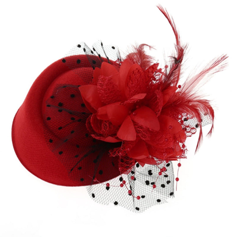Cappello vintage in finta lana