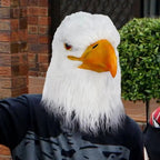 Maschera con testa d'aquila | Accessorio per costumi animali realistici per il divertimento di Halloween