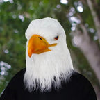 Maschera con testa d'aquila | Accessorio per costumi animali realistici per il divertimento di Halloween