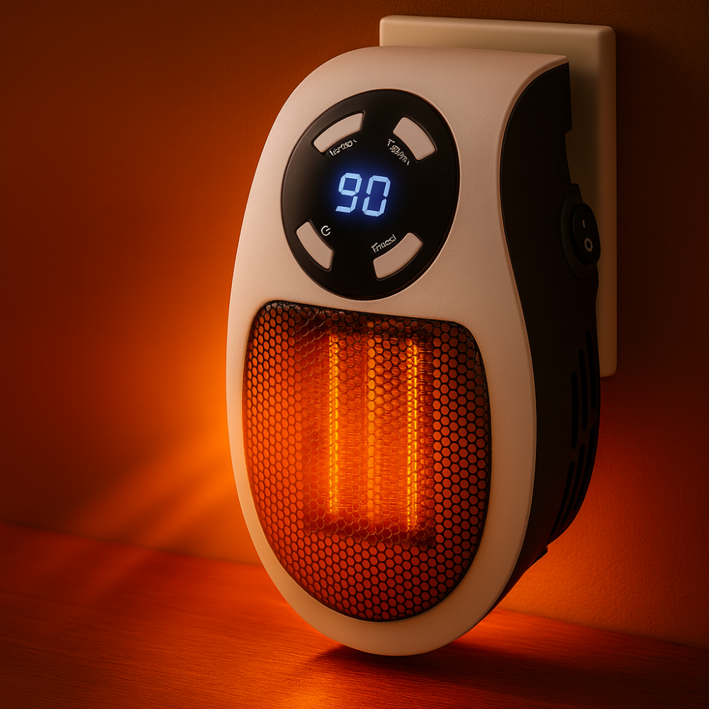 Termostato regolabile con presa a muro in ceramica per scaldabagno elettrico