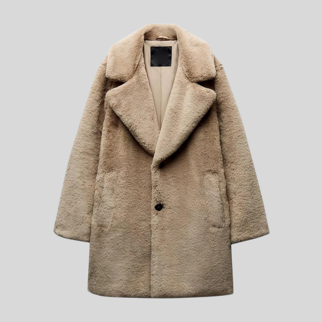Cappotto invernale Teddy | Design oversize in pelliccia sintetica