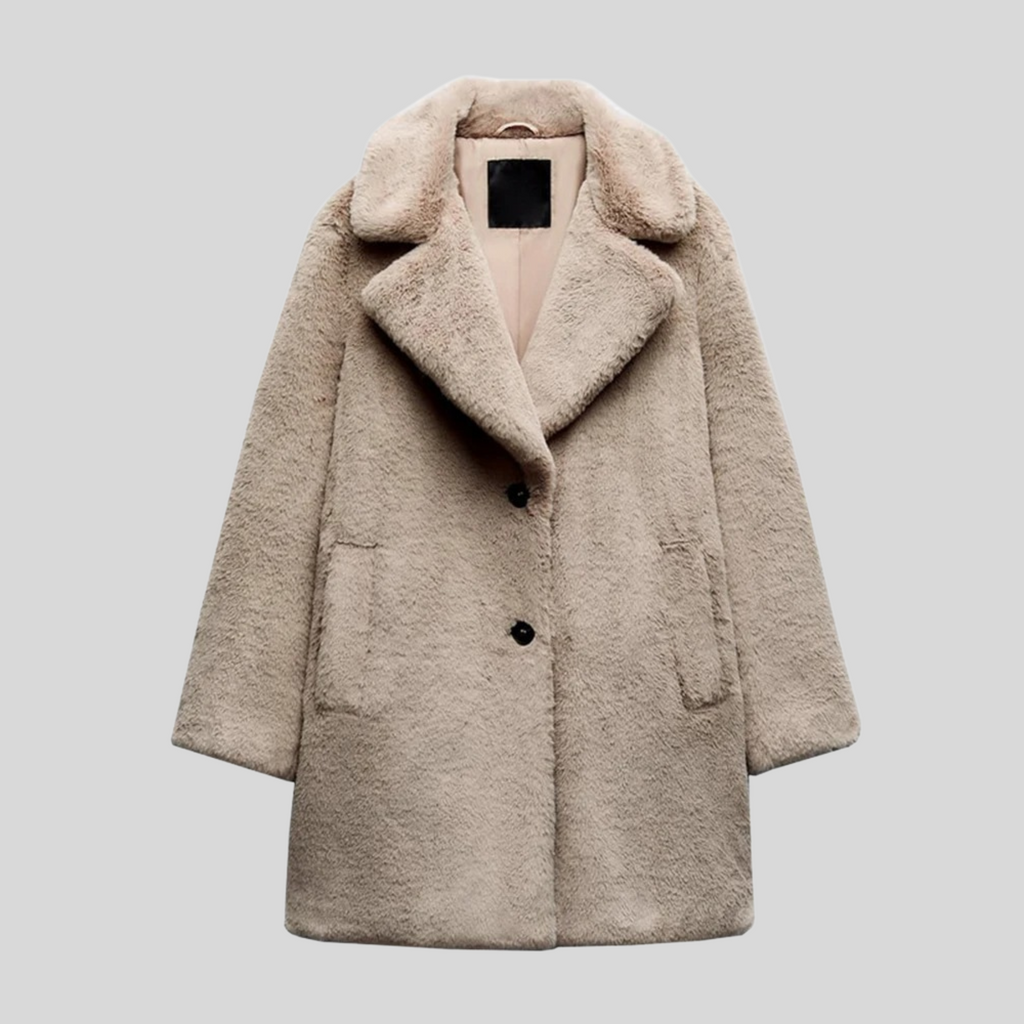 Cappotto invernale Teddy | Design oversize in pelliccia sintetica