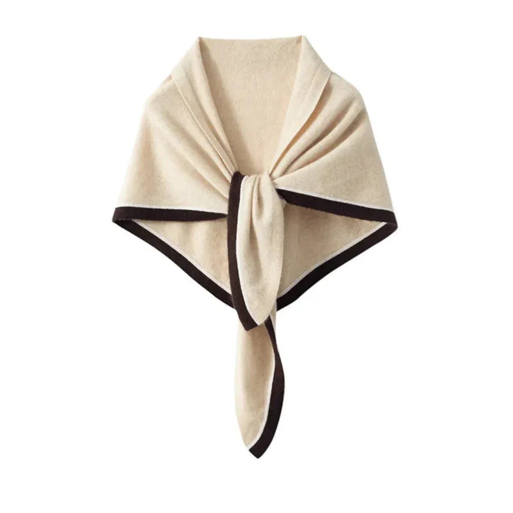 Morbida sciarpa triangolare da donna - Cashmere da indossare a strati
