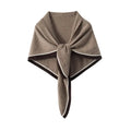 Morbida sciarpa triangolare da donna - Cashmere da indossare a strati