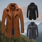 Cappotto invernale classico | Design in misto lana a doppio strato