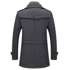 Cappotto invernale classico | Design in misto lana a doppio strato