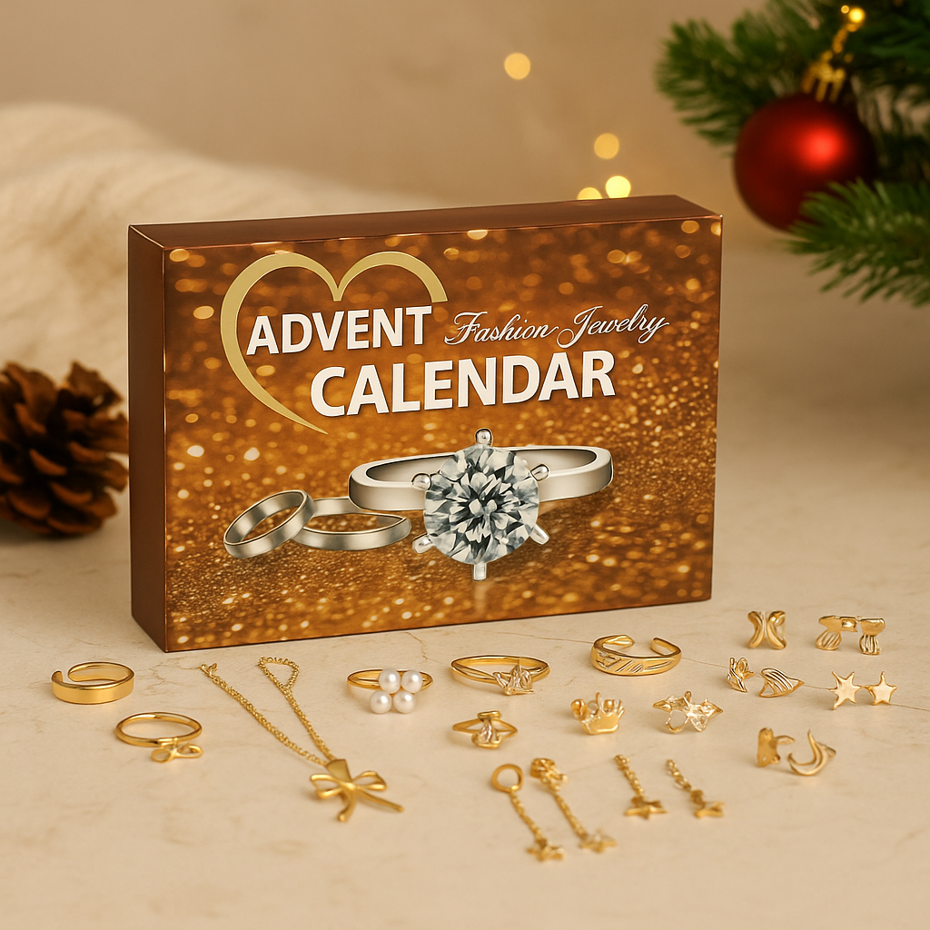Set di calendari per il conto alla rovescia Everden | Calendario dell'Avvento festivo 24 giorni con sorprese