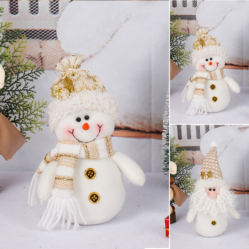 Decorazioni natalizie per pupazzo di neve
