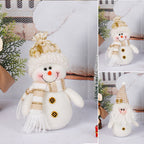 Decorazioni natalizie per pupazzo di neve