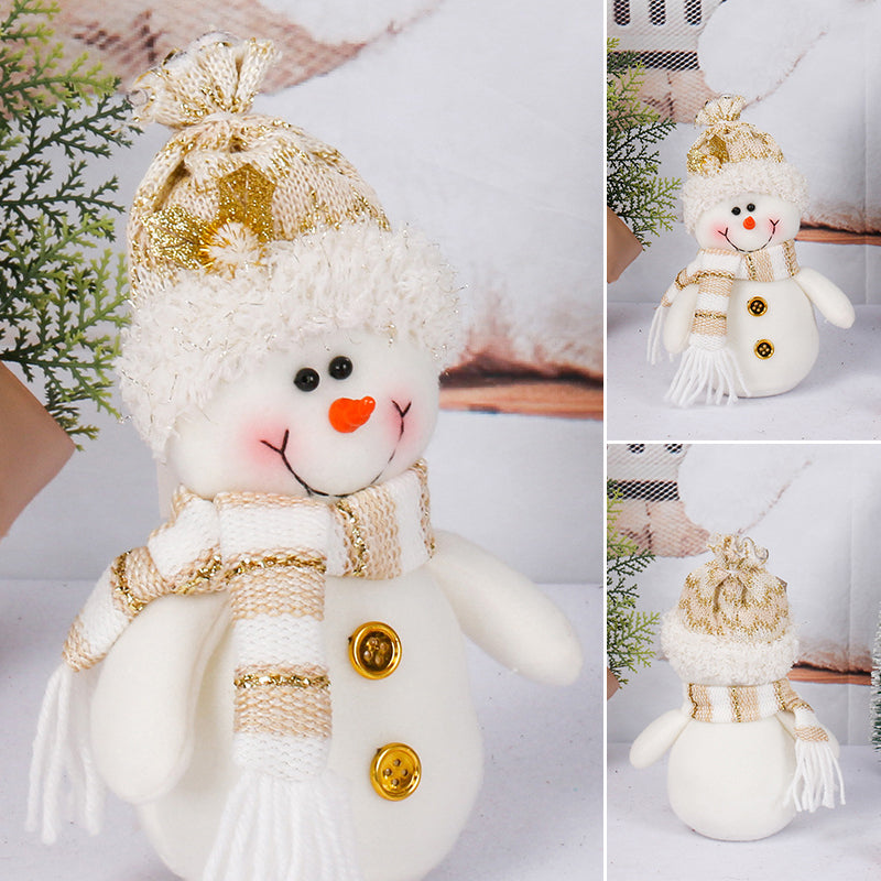 Decorazioni natalizie per pupazzo di neve