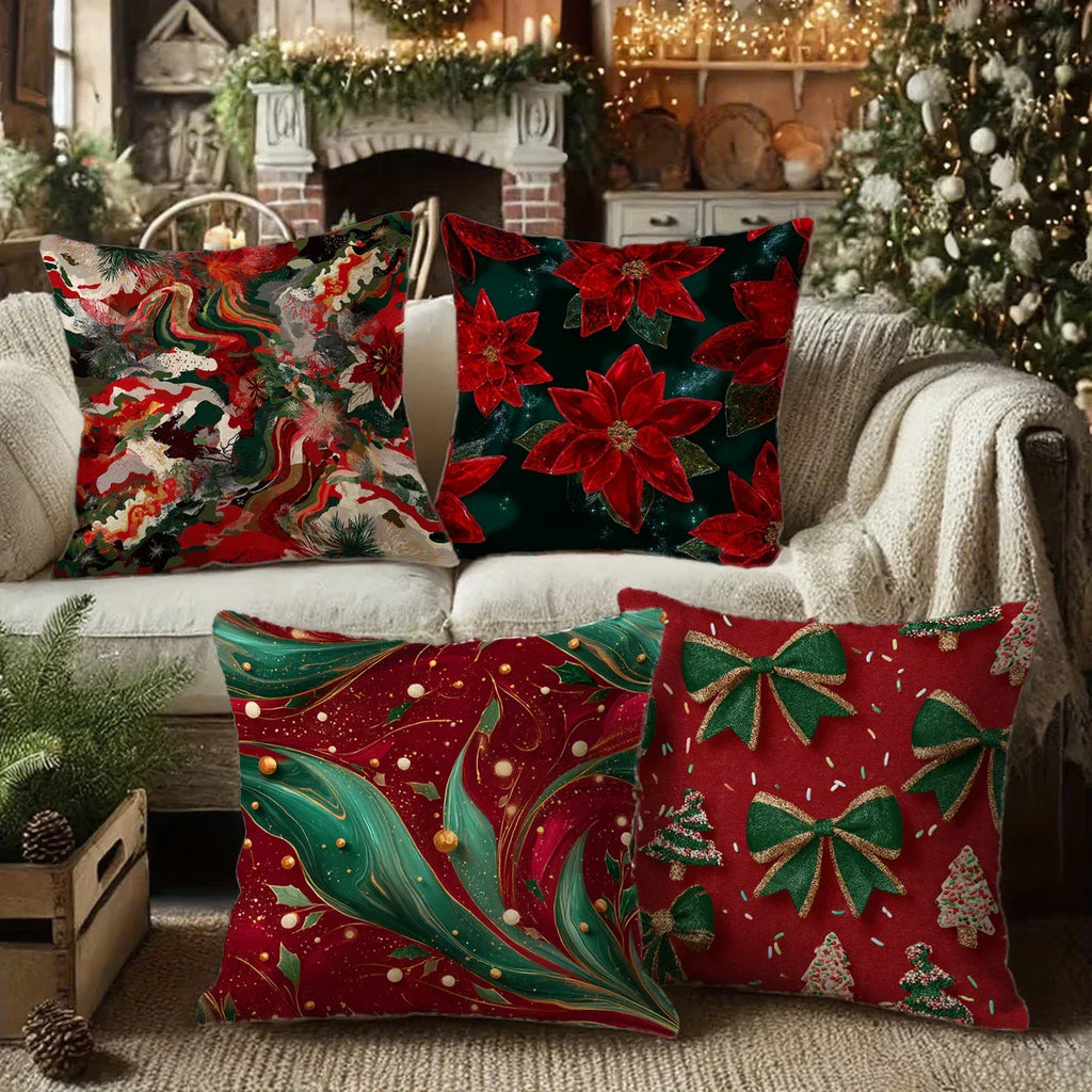 Fodere per cuscini festivi natalizi 40x40 | Fodere per cuscini decorativi