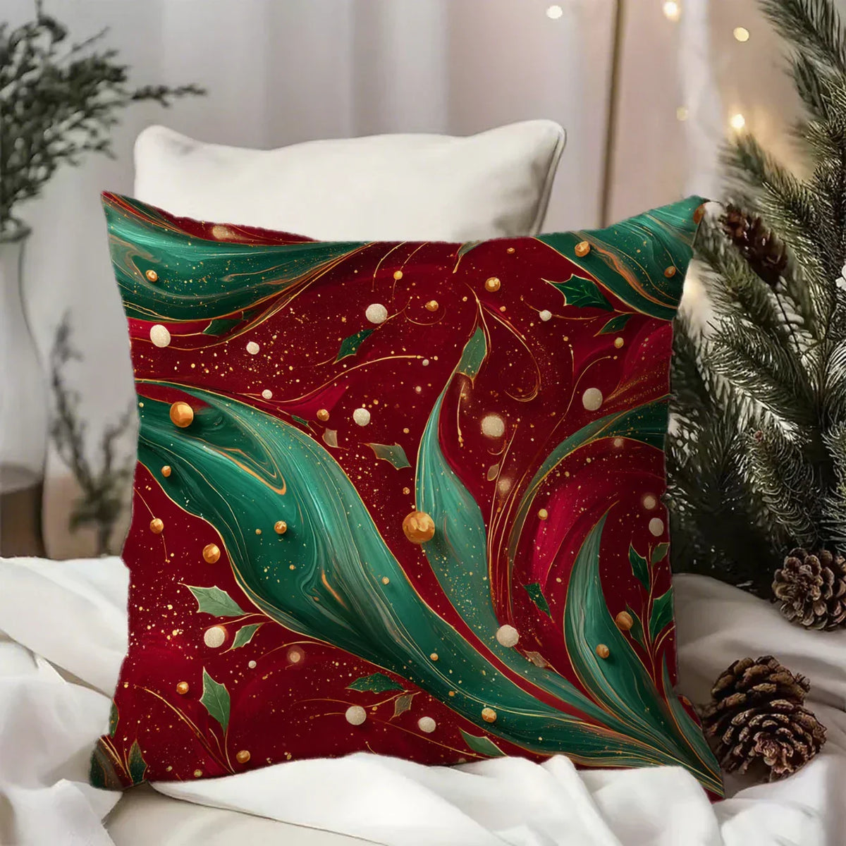 Fodere per cuscini festivi natalizi 40x40 | Fodere per cuscini decorativi