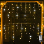 Tenda luminosa festosa | Illuminazione natalizia per esterni