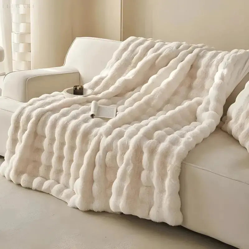 Coperta riscaldante - coperta calda per l'inverno - divano