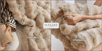 Coperta riscaldante - coperta calda per l'inverno - divano