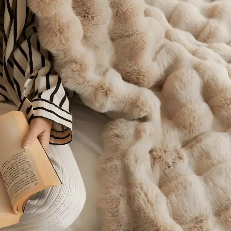 Coperta riscaldante - coperta calda per l'inverno - divano