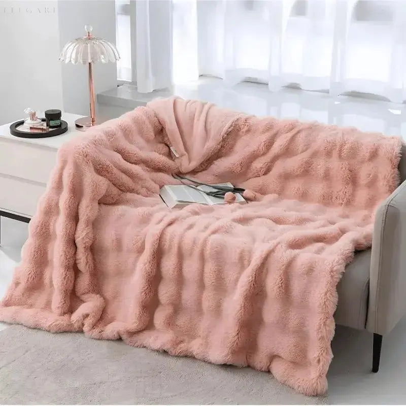 Coperta riscaldante - coperta calda per l'inverno - divano