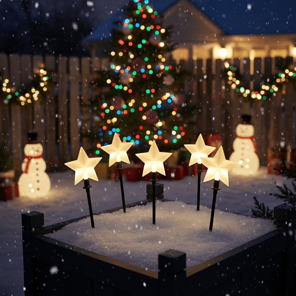 Luci decorative a LED per vialetti per giardini di Natale