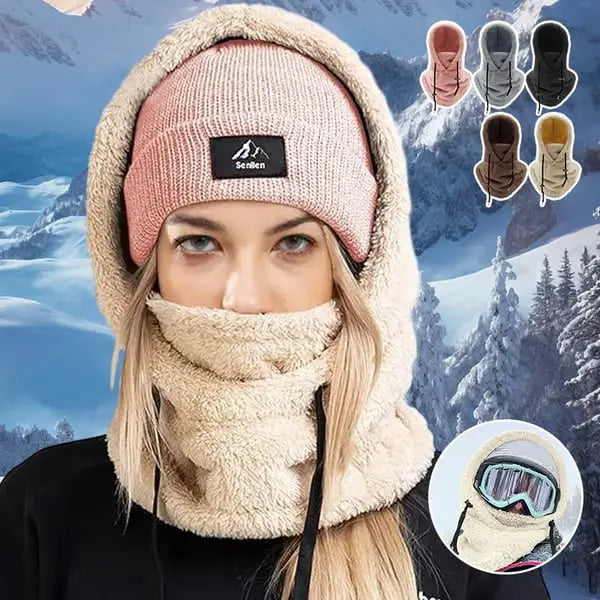 Comoda felpa con cappuccio in pile Sherpa