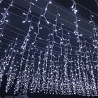 Luci per tende a ghiacciolo a LED da 50 m | Luci natalizie a bassa tensione 36V impermeabili all'aperto
