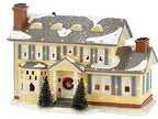 Decorazioni per il desktop della casa di Natale in miniatura