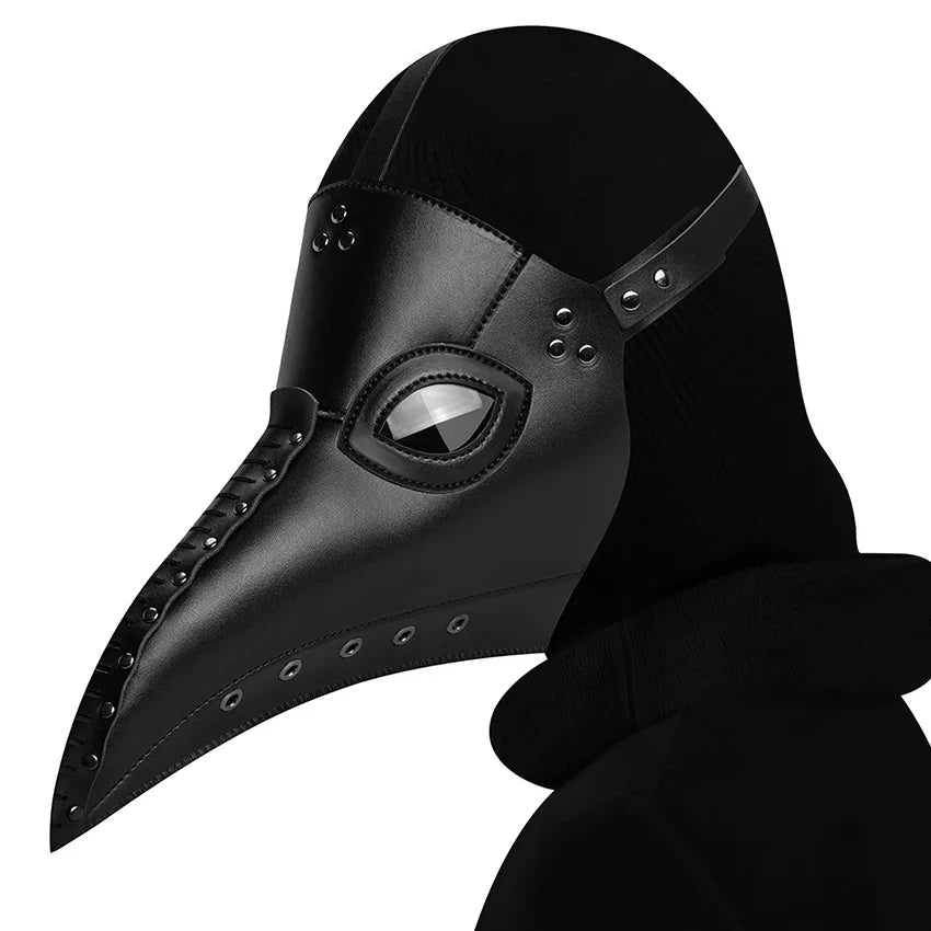 Maschera in pelle PU del medico della peste Steampunk Halloween 2025