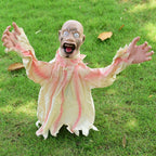 Decorazione di Halloween da giardino con zombi urlanti spaventosi