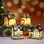 Casa con illuminazione natalizia a LED | Decorazioni creative per occasioni festive