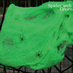 Decorazione di Halloween ragnatela elastica artificiale