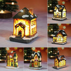 Casa con illuminazione natalizia a LED | Decorazioni creative per occasioni festive