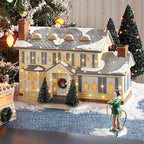 Decorazioni per il desktop della casa di Natale in miniatura