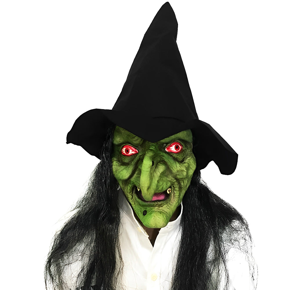 Maschera da uomo anziano in lattice realistico | Copricapo espressivo per costume di Halloween