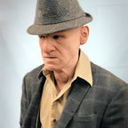 Maschera da uomo anziano in lattice realistico | Copricapo espressivo per costume di Halloween