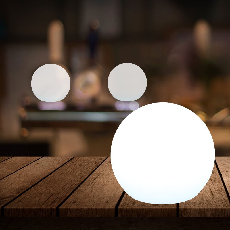 Lampada da tavolo a LED per interni ed esterni Moon Battery