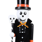 Schiaccianoci di Halloween | Decorazione in legno dipinta a mano