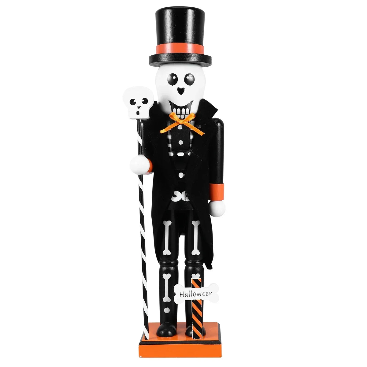 Schiaccianoci di Halloween | Decorazione in legno dipinta a mano
